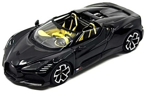 Mini Gt BUGATTI W16 MISTRAL BLACK 2024 - 1:64