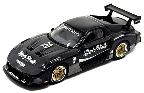 Mini Gt MAZDA RX-7 LB-Super Silhouette Liberty Walk Black - 1:64