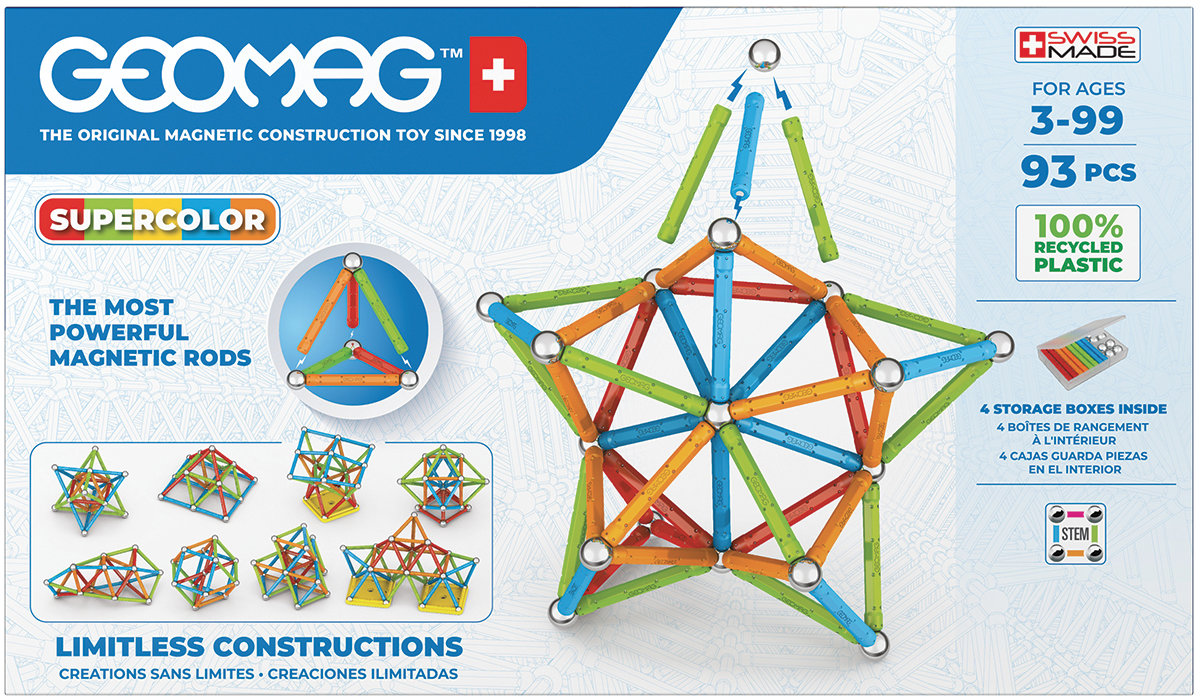 Geomag Supercolor 93 dílků