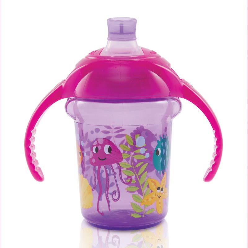 Munchkin – Click Lock netekoucí obrázkový hrneček s oušky mix barev