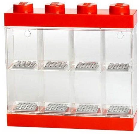LEGO Sběratelská skříňka na 8 figurek červená