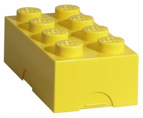 LEGO Box na svačinu 100 x 200 x 75 mm - žlutý