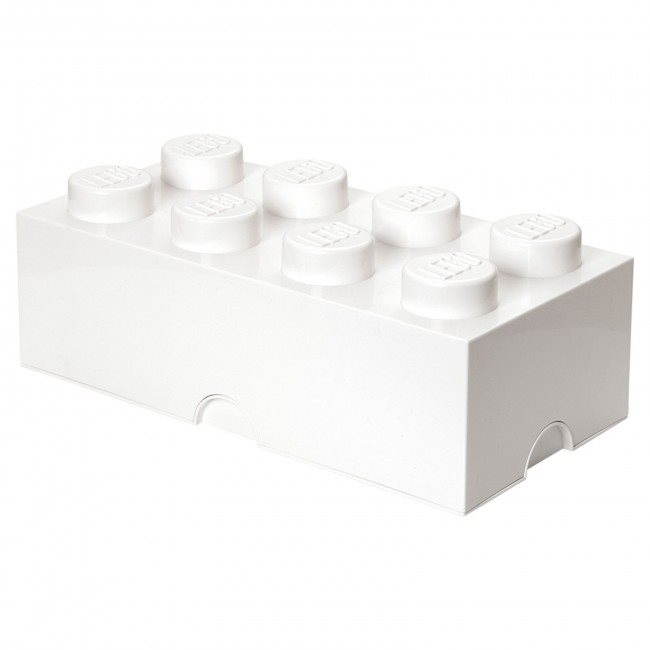 LEGO Úložný box 8 250 x 500 x 180 mm - bílý