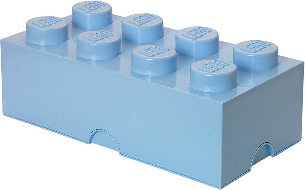 LEGO Úložný box 8 250 x 500 x 180 mm - světle modré