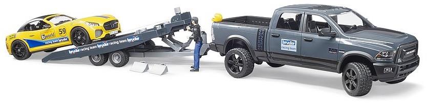 Bruder 2504 Terénní auto RAM se závoďákem a figurkou