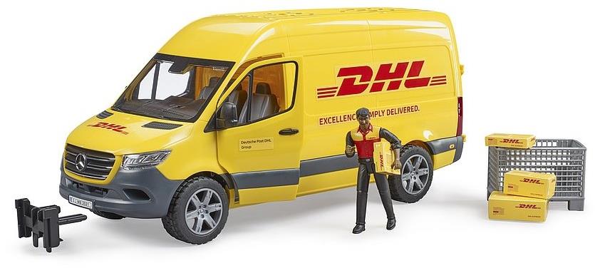 Bruder 2671 Mercedes-Benz Sprinter DHL s řidičem a příslušenstvím