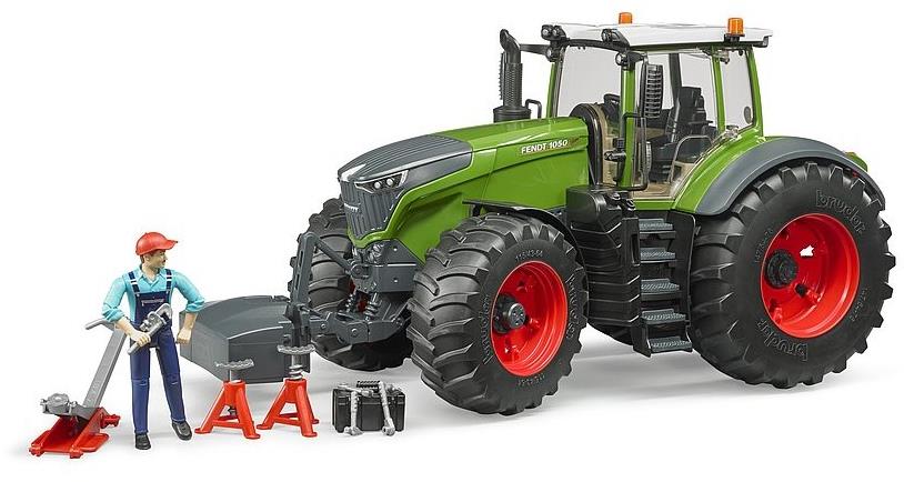 Bruder 4041 Traktor Fendt 1050 Vario s mechanikem a dílenským nářadím