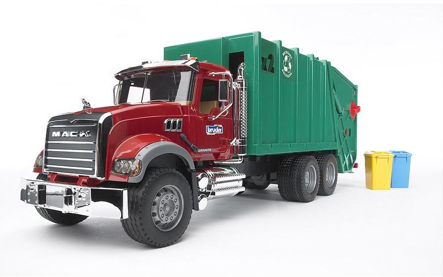 Bruder 2812 Nákladní auto Mack Granit popelář