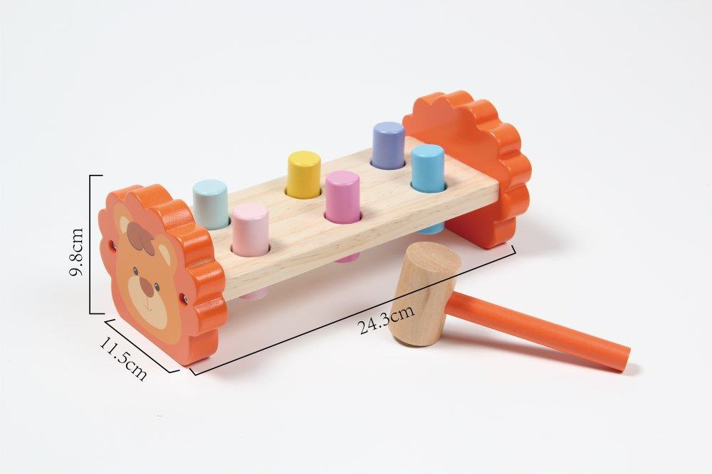 Hope Toys Dřevěná zatloukačka pro nejmenší