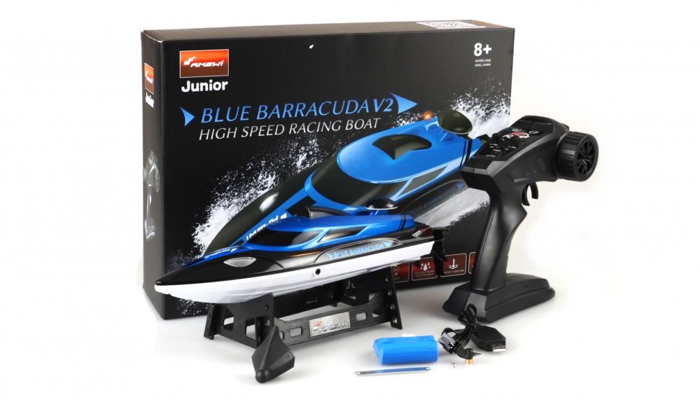 Amewi RC loď Blue Barracuda V2 Boot