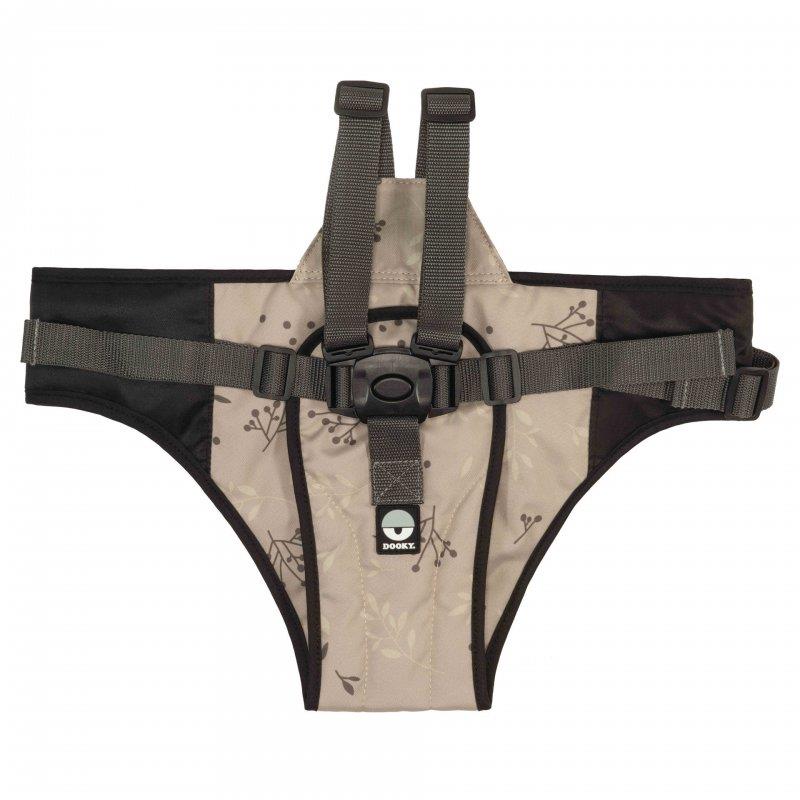 Dooky Přenosná textilní židlička Travel Chair Romantic Leaves Beige