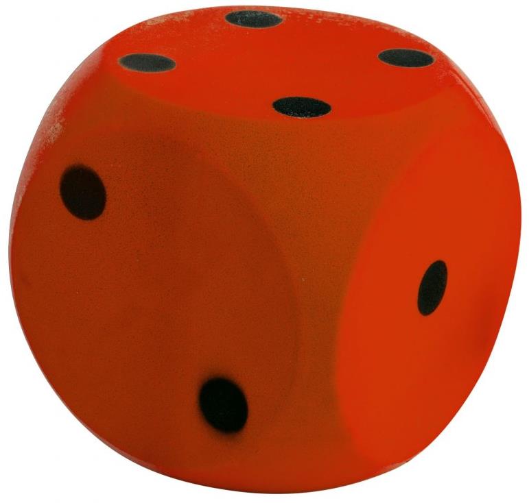 Androni Kostka měkká 10 cm, červená