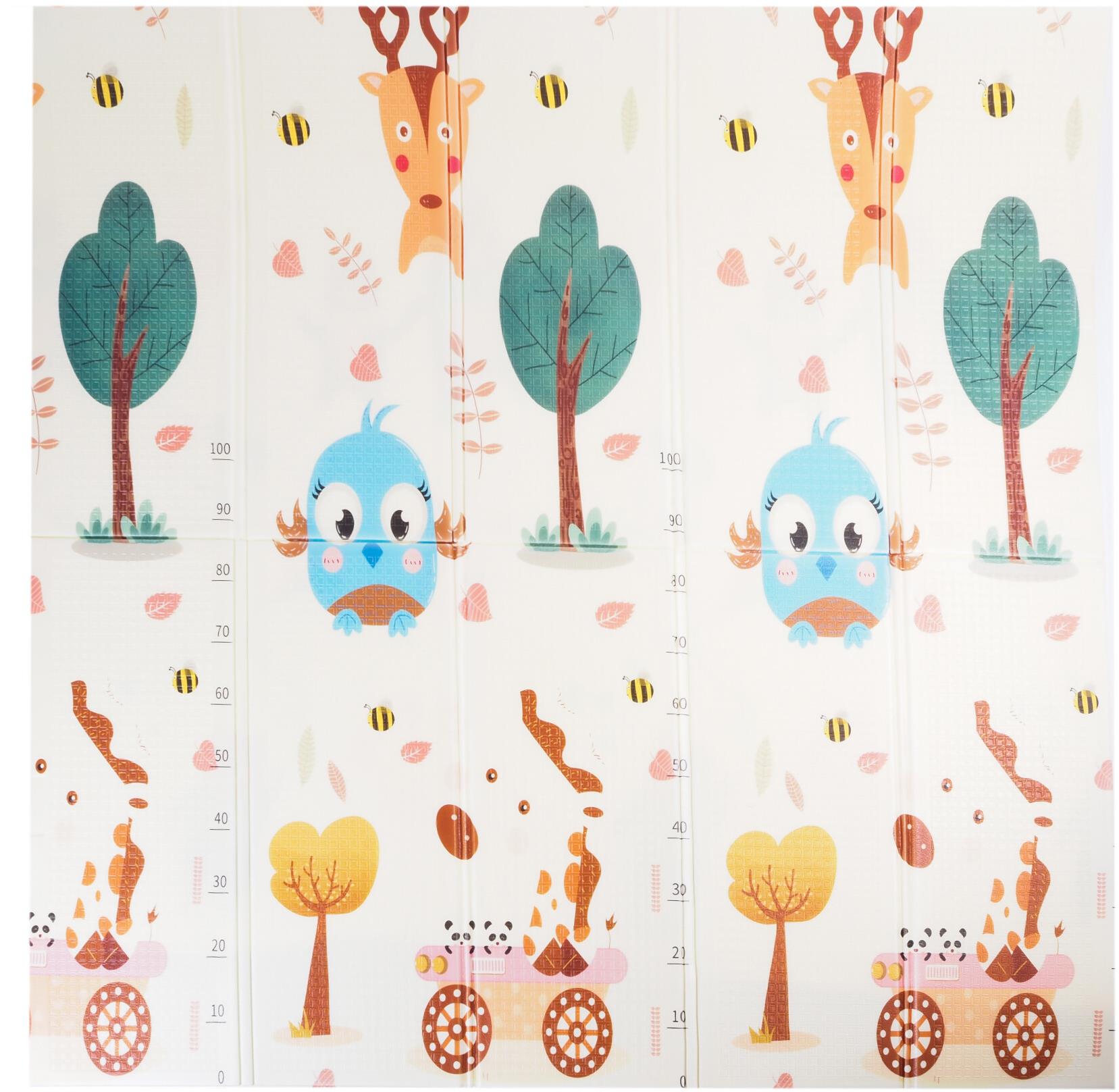 Aga4Kids Dětská skládací pěnová podložka 200 × 180 cm DS3010