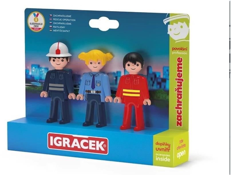 Efko Igráček Trio Zachraňujeme - Hasič, Policista a Záchranář