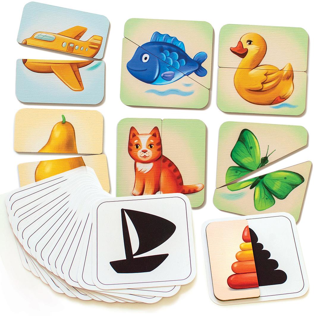 Vemkel Puzzle pro nejmenší – poloviny a stíny