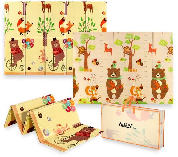 NILS Fun Skládací pěnová podložka MD04 Forest