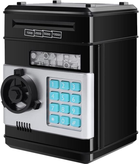 Verk 01938 Dětská pokladnička trezor černá