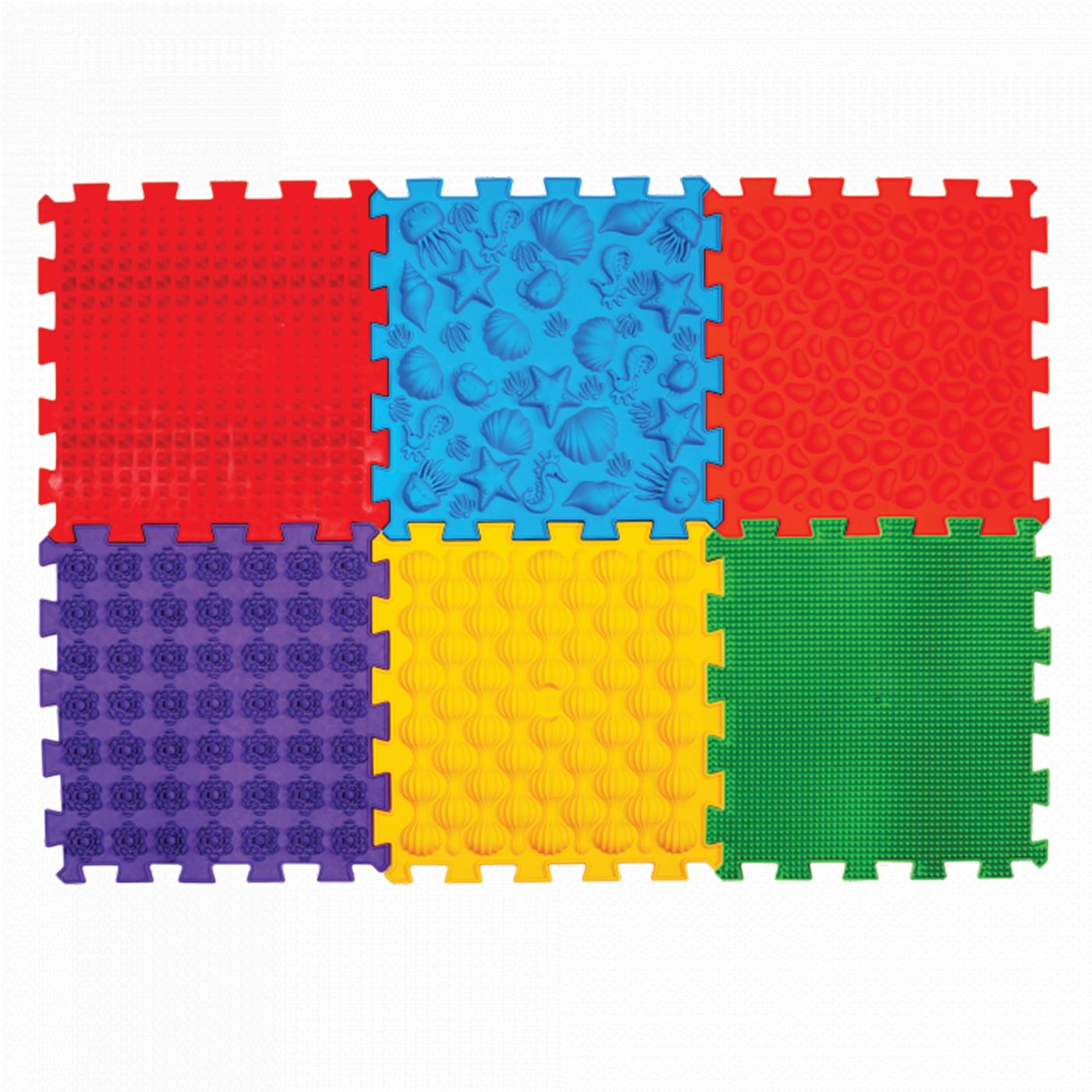 Empt Masážní ortopedické podložky "Puzzle Námořní" 6 modulů
