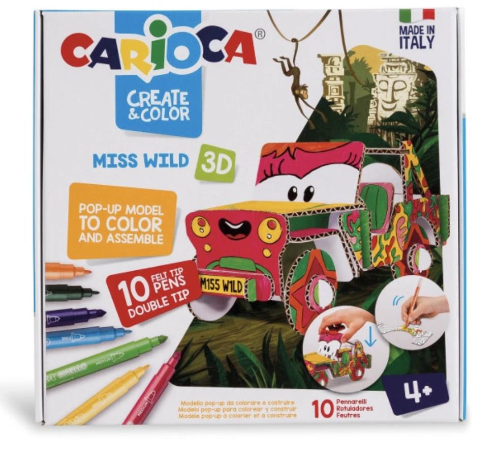 CARIOCA Create & Color 3D Ms. Wild Toys