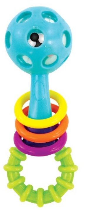 Sassy Chrastítko s kuličkami Peek-A-Boo