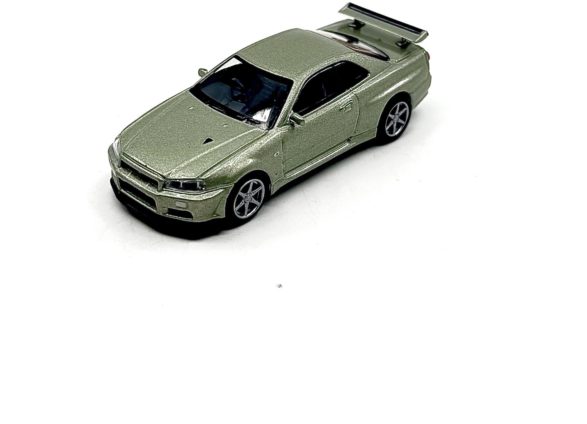 Mini GT Nissan SKYLINE GT-R (R34) V- SPEC II NÜR - blister, gold, 1:64