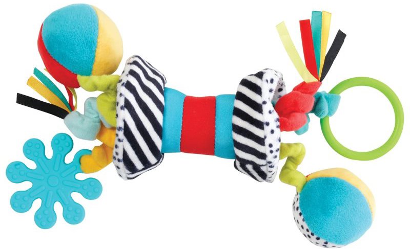 Manhattan Toy Wimmer chrastítko s kousátkem Zaggles