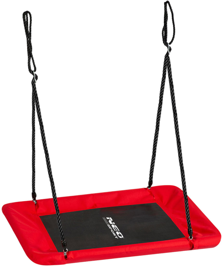 Neo-Sport NS-105 Houpačka hnízdo obdélníková Swingo 110 × 70 cm, červená