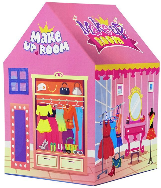 LEAN Toys 10517 Princeznovský stan Salon krásy, růžový