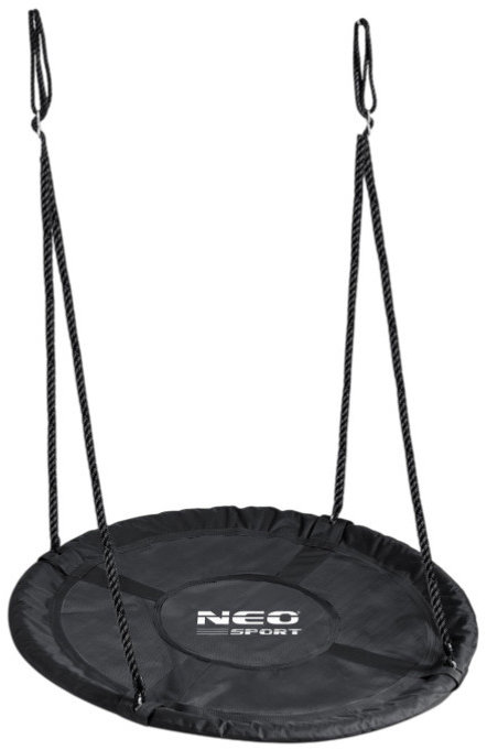 Neo-Sport 110300 Houpačka čapí hnízdo, 100 cm, černá