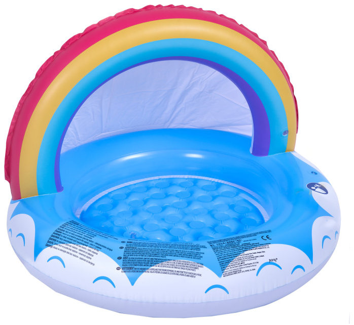 SunClub 57155 Nafukovací bazének pro nejmenší se stříškou, 95 cm