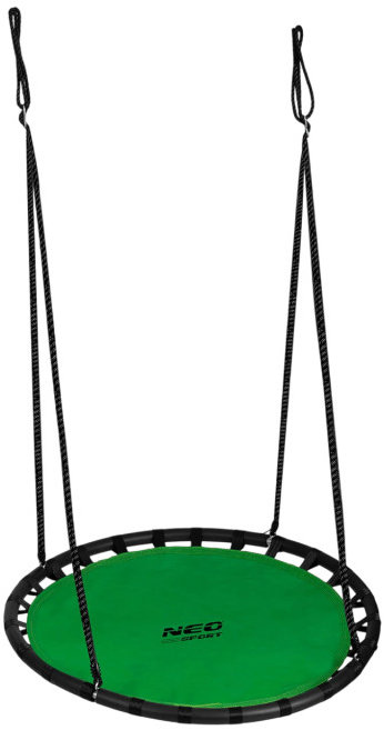 Neo-Sport NS-102 Houpačka čapí hnízdo 120 cm, černo-zelená