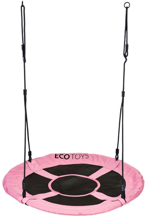 ECOTOYS BOC100 Houpačka hnízdo, 100 cm, růžová