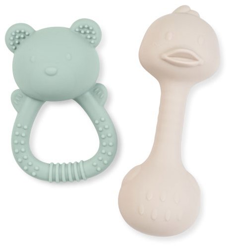 Saro Baby Sada chrastítek Tiny Treasures Mint