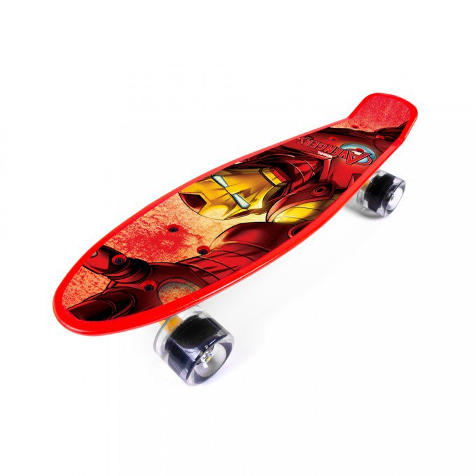 Disney Skateboard plastový max. 50 kg - Iron man
