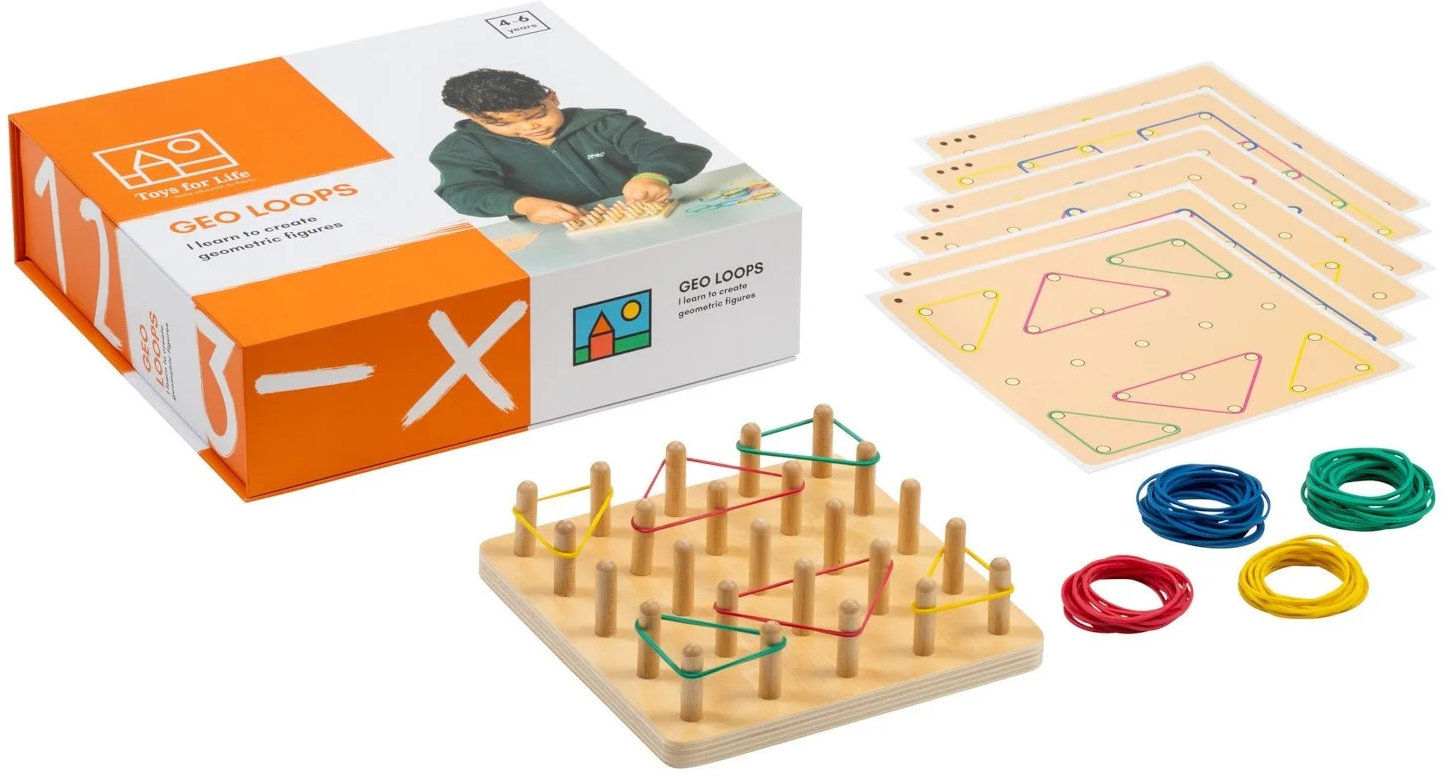 Toys for Life Geoboard destička s předlohami