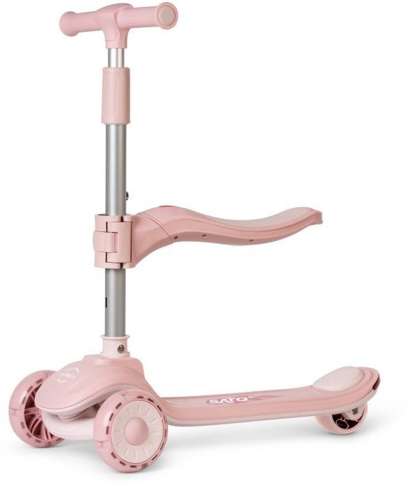 Saro Baby Rostoucí koloběžka 2v1 Cool Ride Pink