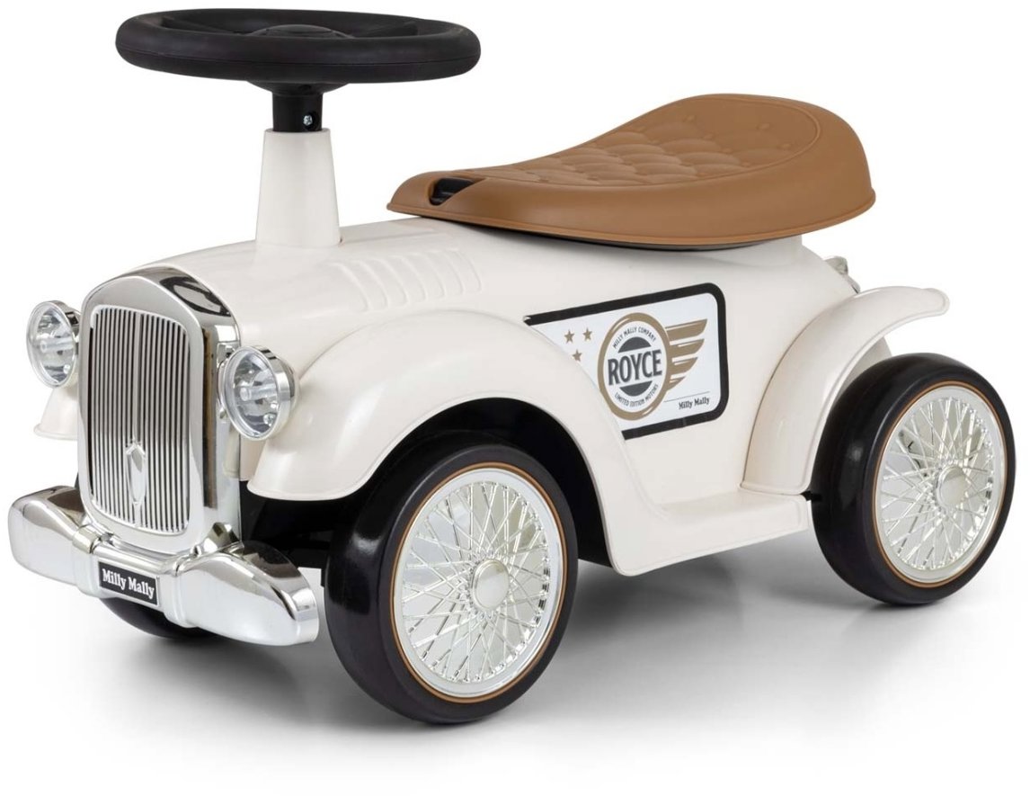Milly Mally Odrážedlo retro Royce, bílé