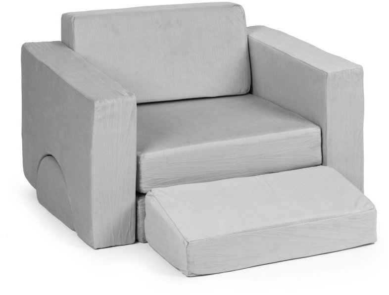 EcoToys TMSRT-13 Modulární skládací pohovka, dvoumístná, 8 polštářů, šedá