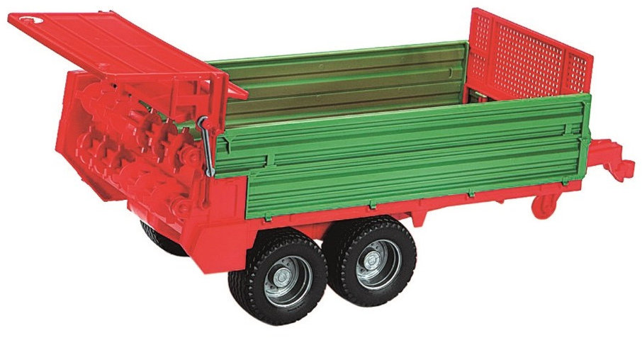 Siva přívěs Mengele rozmetač 1:16 za traktor Claas 1:16