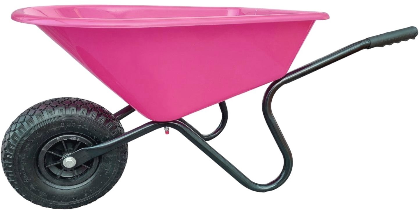 MacHook kolečko dětské KID růžové, PVC korba 20 litrů