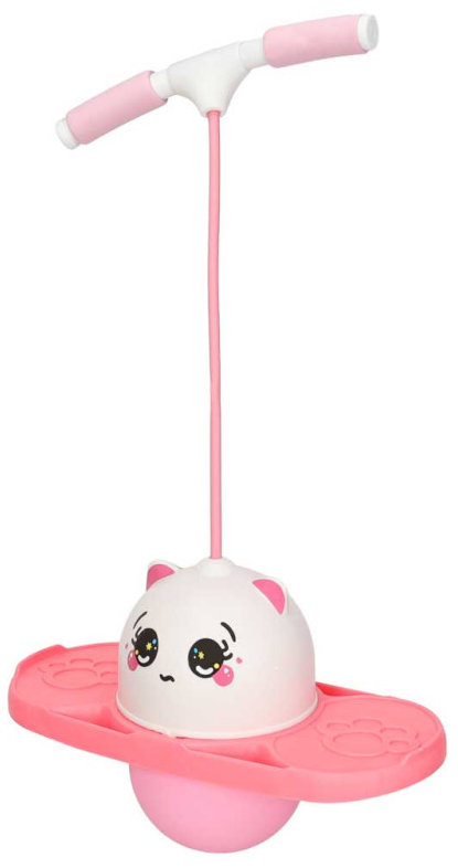 KIK KX2631 Skákadlo pro děti Pogo Jumper, bílo-růžové
