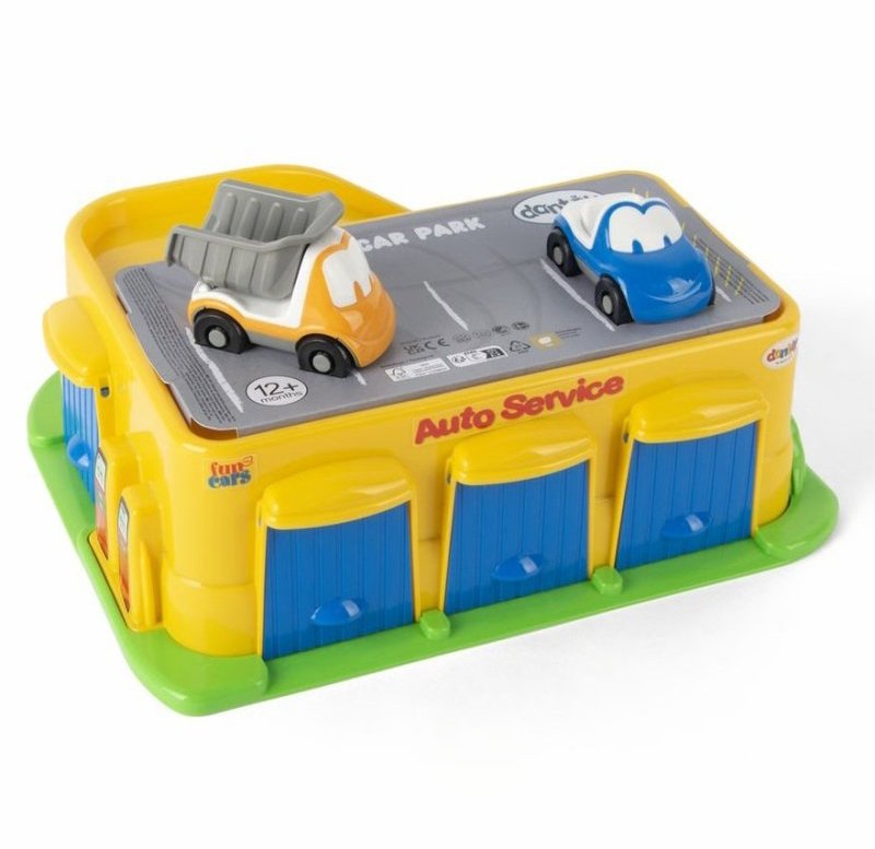 Dantoy Fun Cars autoservis se 2 autíčky 12 m+