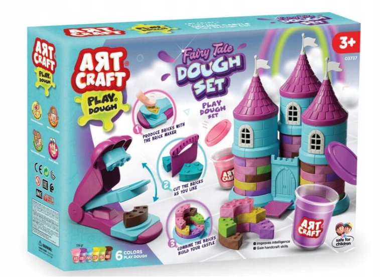 Art Craft Kreativní sada Pohádkový hrad z modelovací hmoty