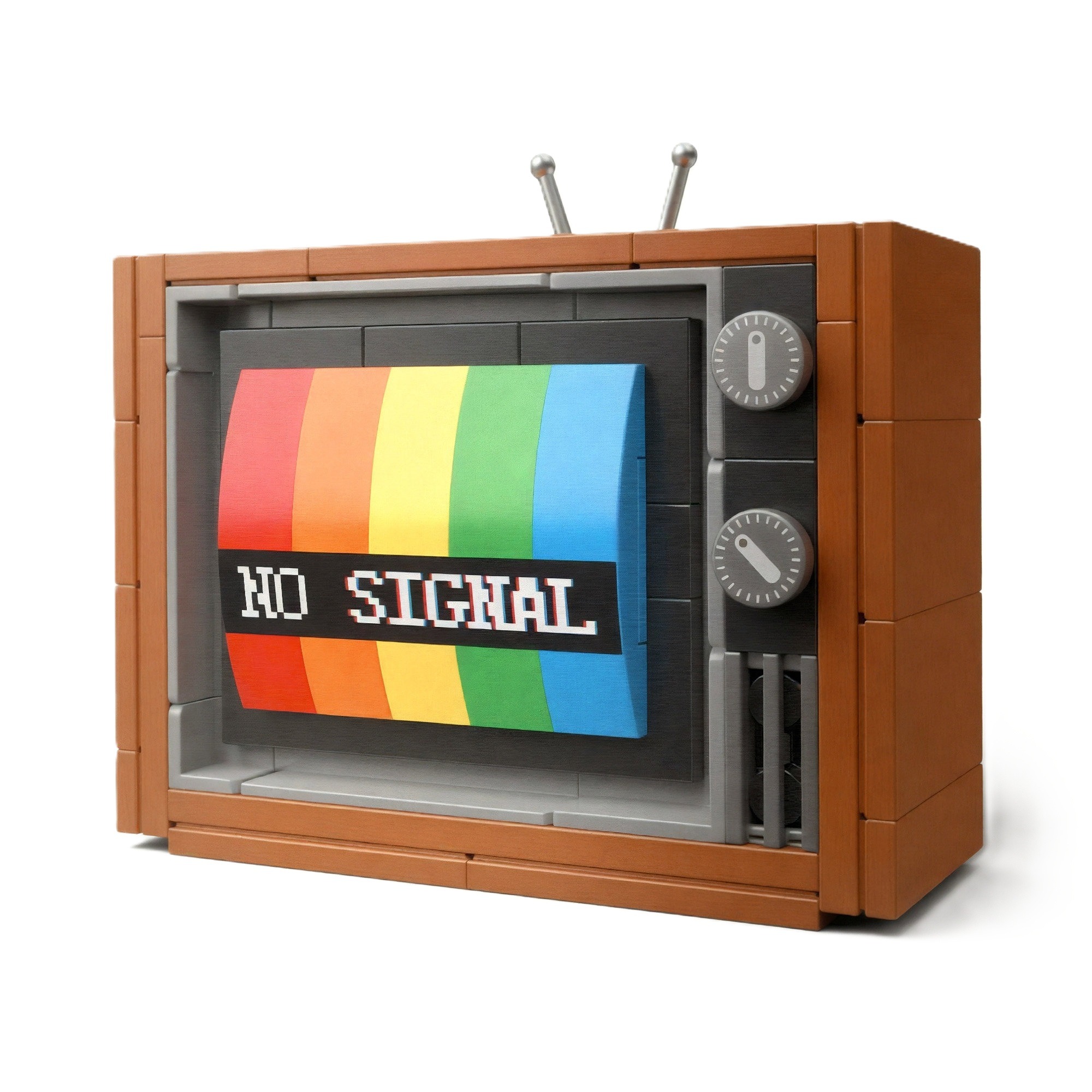 Bavytoy Stavebnice retro televizor