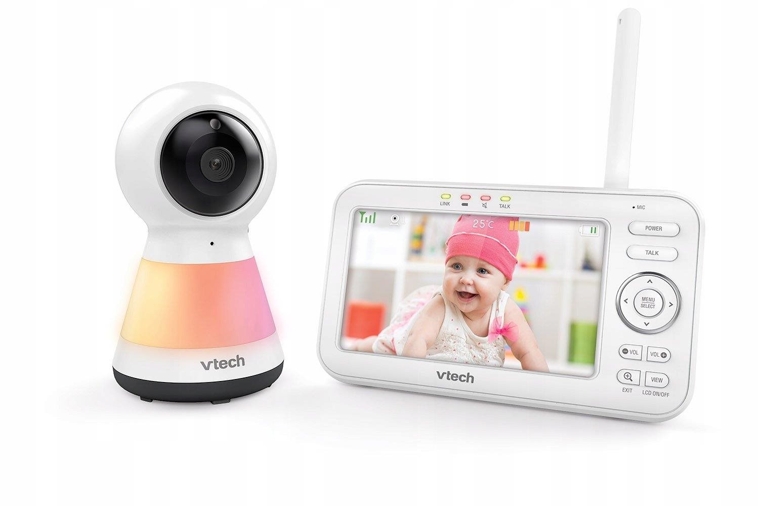 VTech VM5255, dětská video chůvička s nočním světlem