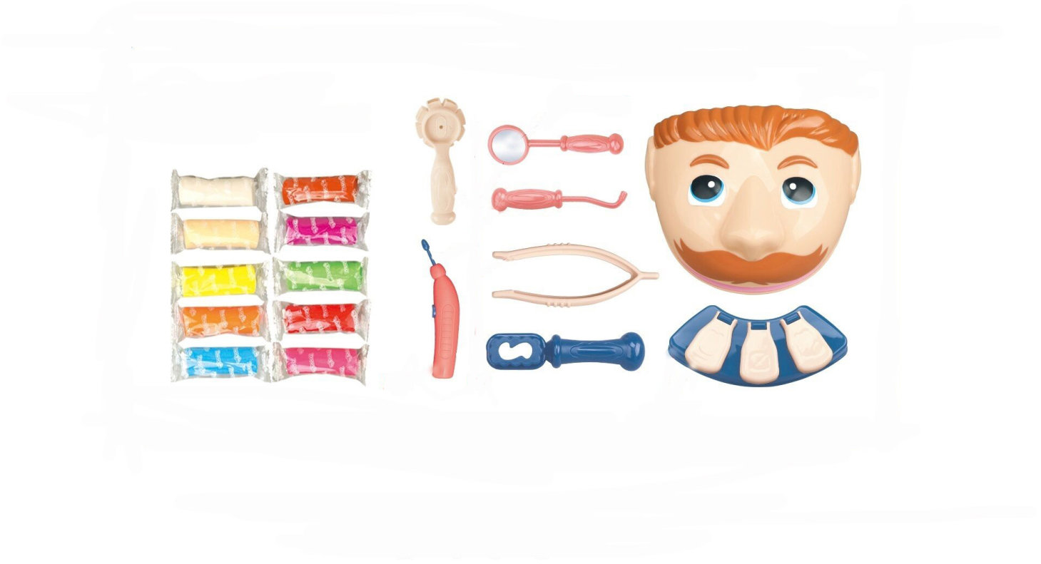 Alltoys Sada modelíny zubař 18 ks