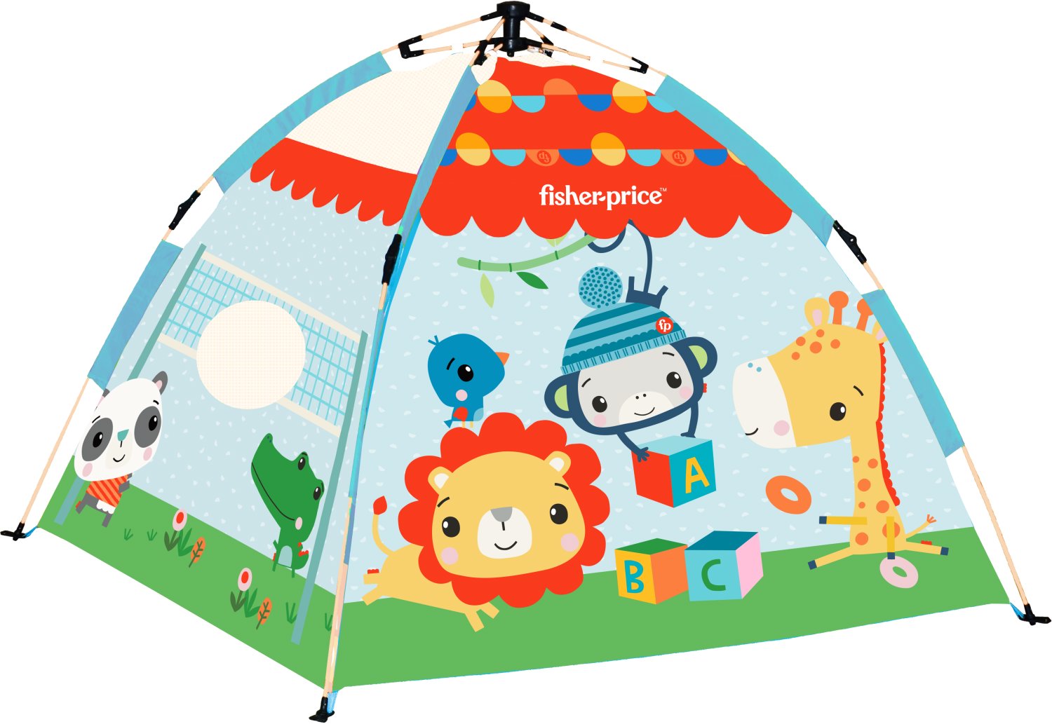 MATTEL Fisher-Price Dětský stan se zvířátky