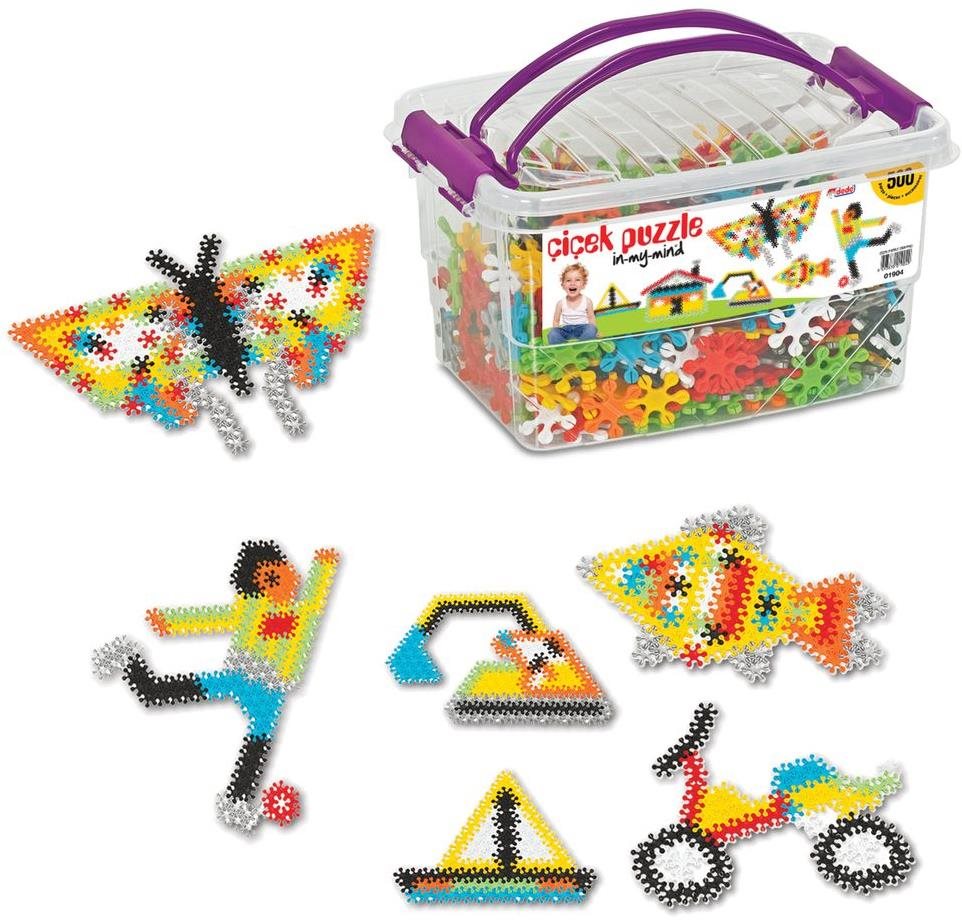 Plastové puzzle - květiny, 500 ks