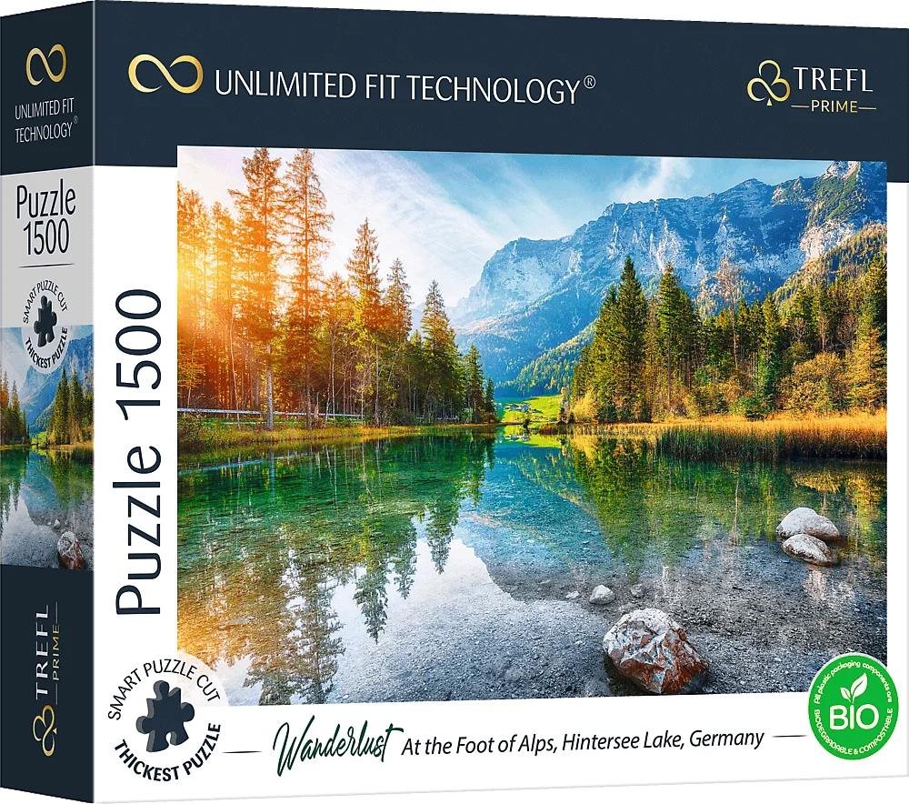 Trefl Puzzle UFT Wanderlust: Na úpatí Alp, Jezero Hintersee, Německo 1500 dílků