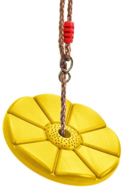 Verk 01534 Dětská houpačka disk průměr 27 cm žlutá